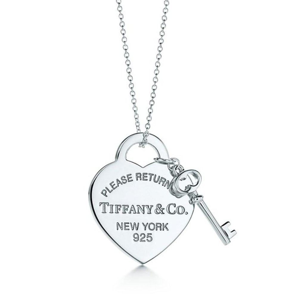 Tiffany & Co. Heart Tag with Key Pendant